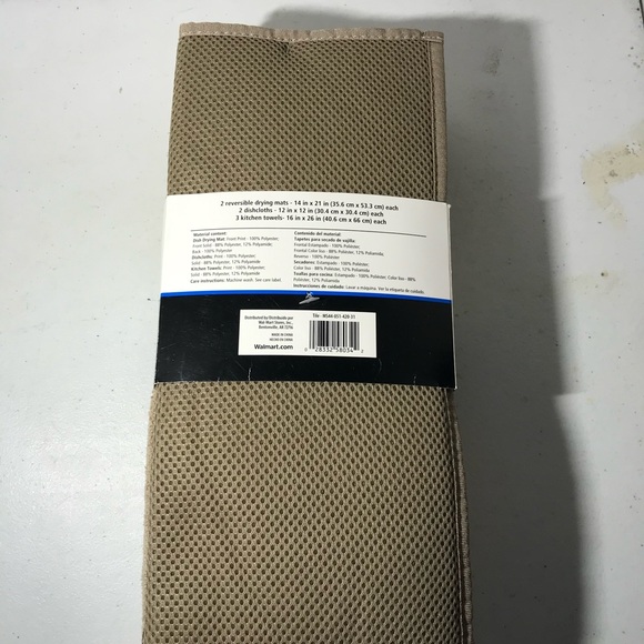 2 New Mainstay Dish Drying Mat Set - Picture 3 of 6